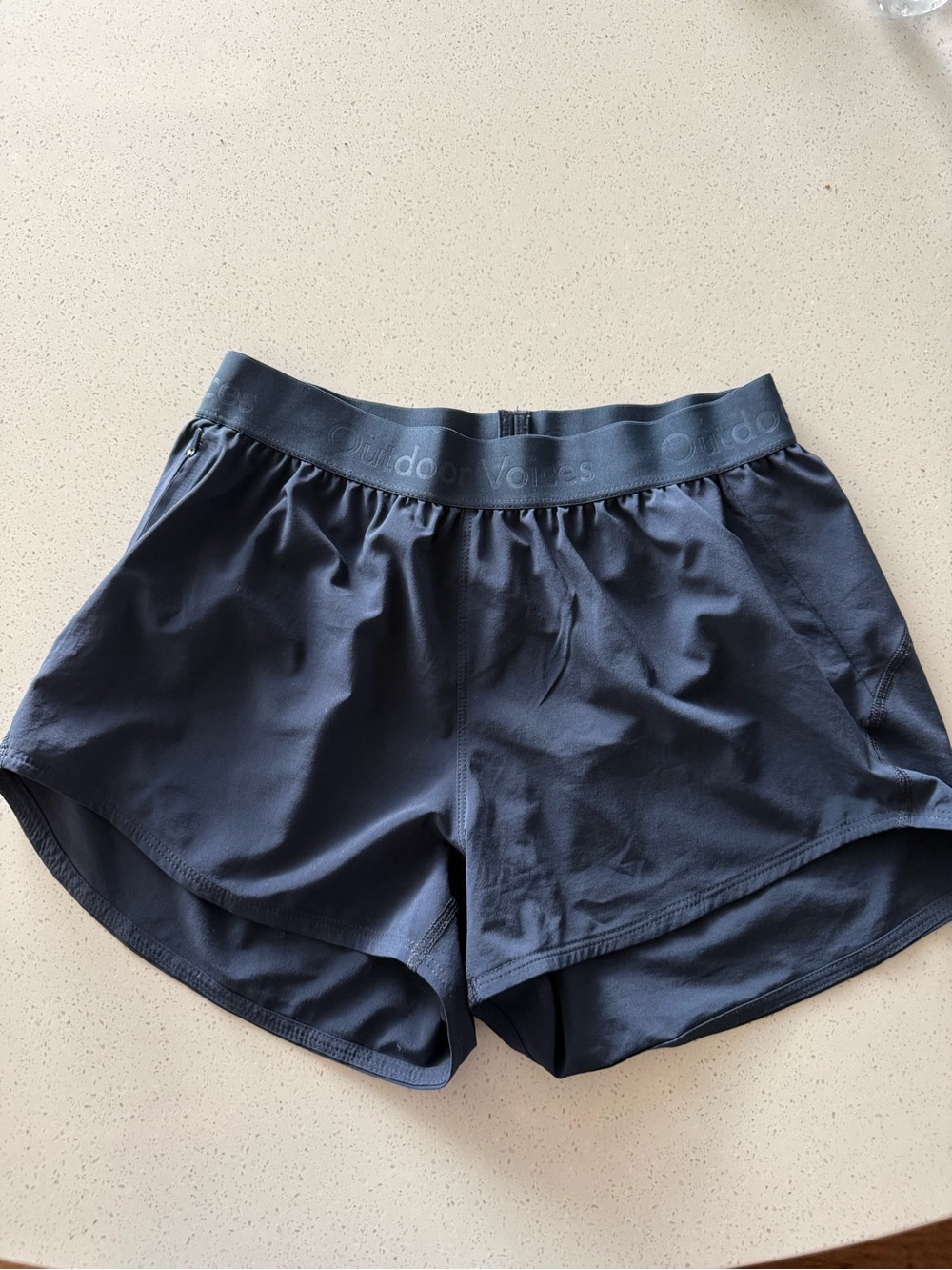Outdoor Voices Navy Athletic Performance Shorts
